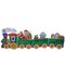 Northlight 4-Piece Holographic LED Lighted Motion Train Set Outdoor Christmas Decoration - 35"